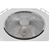 Reality Sandfjord Ventilador de techo LED Cromo, 1 luz, Mando a distancia