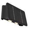 Globo SOLAR Aplique para exterior LED Negro, 1 luz