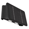 Globo SOLAR Aplique para exterior LED Negro, 1 luz