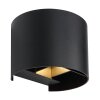 Globo VERONIKA Aplique para exterior LED Negro, 1 luz