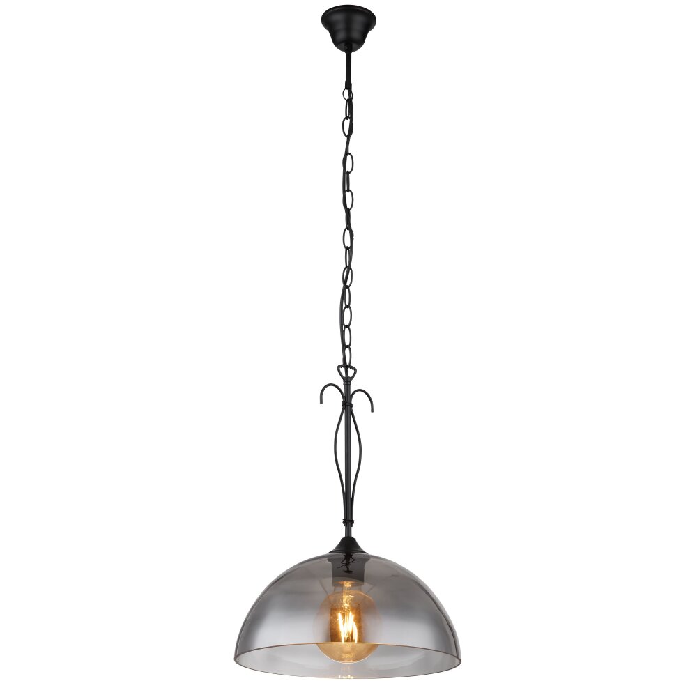 Globo COTTAGE Lámpara Colgante Negro, 1 luz main product photo