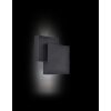 Lutec Rialto Aplique para exterior LED Negro, 2 luces