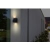 Lutec Marbo Aplique para exterior Antracita, 2 luces