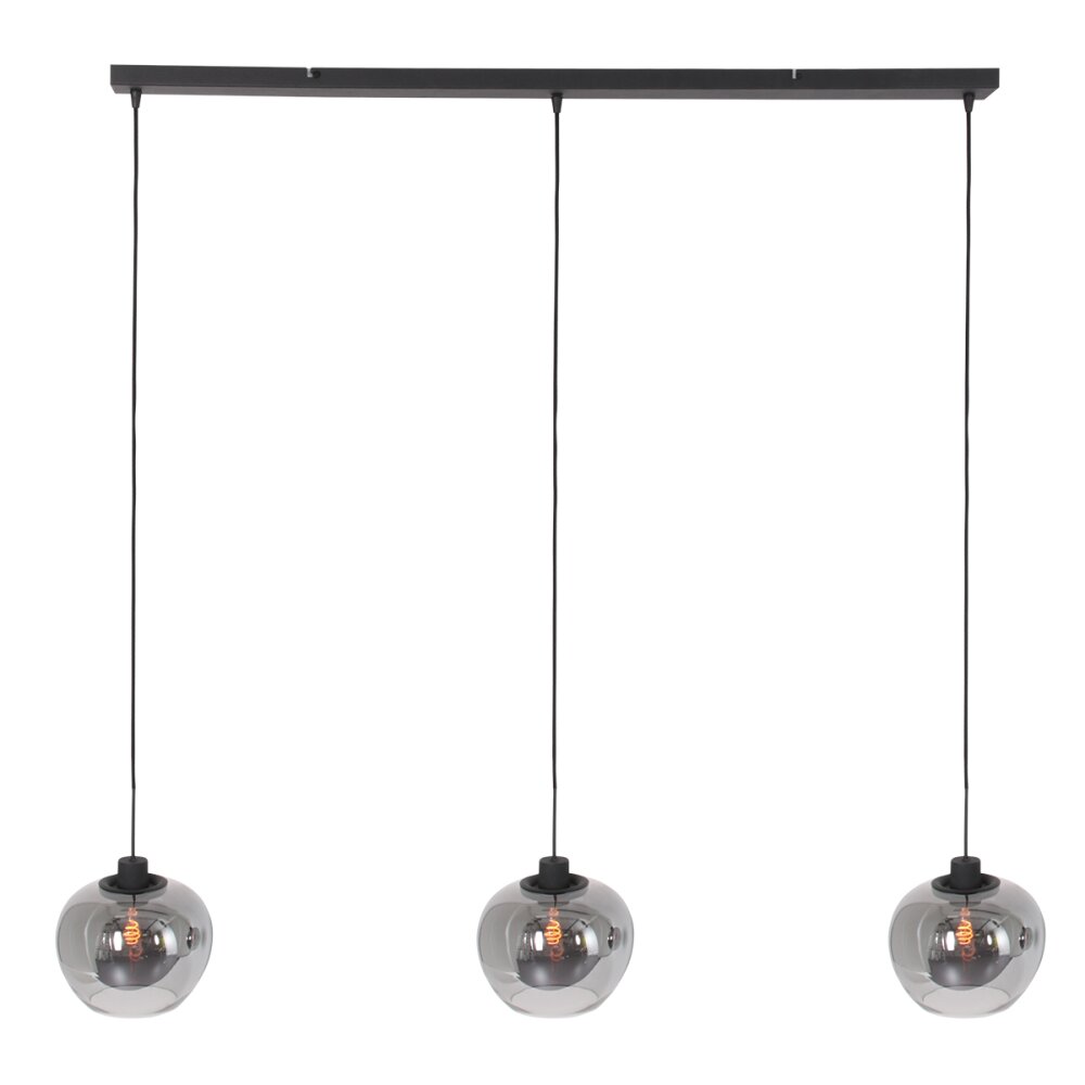 Steinhauer Lotus Lámpara Colgante Negro, 3 luces main product photo