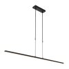 Steinhauer Bande Lámpara Colgante LED Negro, 3 luces