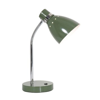 Steinhauer Spring Lámpara de mesa Verde, 1 luz