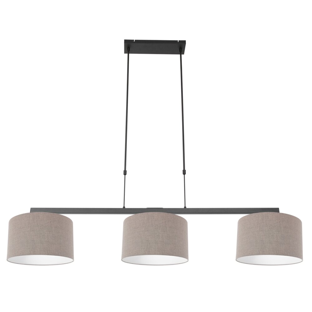 Steinhauer Stang Lámpara Colgante Negro, 3 luces main product photo