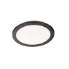 SCHÖNER WOHNEN-Kollektion Flat Lámpara de Techo LED Negro, Blanca, 1 luz