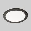 SCHÖNER WOHNEN-Kollektion Flat Lámpara de Techo LED Negro, Blanca, 1 luz