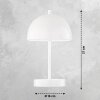 SCHÖNER WOHNEN-Kollektion Kia Lámpara de mesa LED Blanca, 1 luz