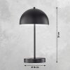 SCHÖNER WOHNEN-Kollektion Kia Lámpara de mesa LED Negro, 1 luz