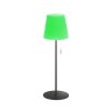 SCHÖNER WOHNEN-Kollektion Talent Lámpara de mesa LED Antracita, 1 luz, Mando a distancia, Cambia de color