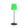 SCHÖNER WOHNEN-Kollektion Talent Lámpara de mesa LED Antracita, 1 luz, Mando a distancia, Cambia de color