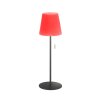 SCHÖNER WOHNEN-Kollektion Talent Lámpara de mesa LED Antracita, 1 luz, Mando a distancia, Cambia de color