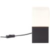 Brilliant Twisty Lámpara de mesa Negro, 1 luz