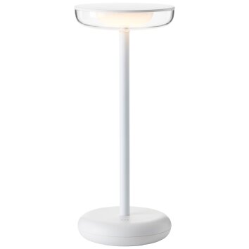 Brilliant Platon Lámpara de mesa LED Blanca, 1 luz