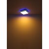 Globo JAXXI Lámpara de Techo LED Negro, 2 luces, Mando a distancia, Cambia de color