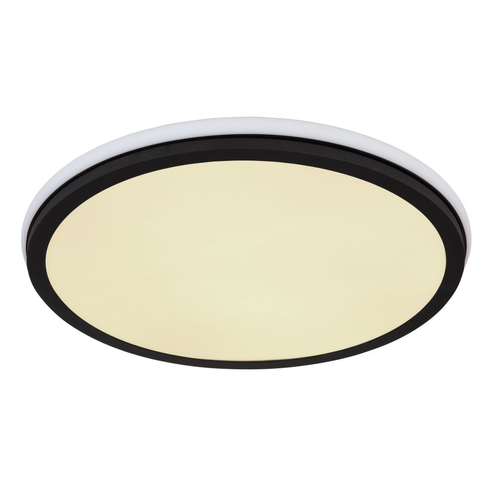 Globo JAXXI Lámpara de Techo LED Negro, 2 luces, Mando a distancia, Cambia de color main product photo