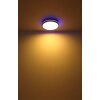 Globo JAXXI Lámpara de Techo LED Negro, 2 luces, Mando a distancia, Cambia de color