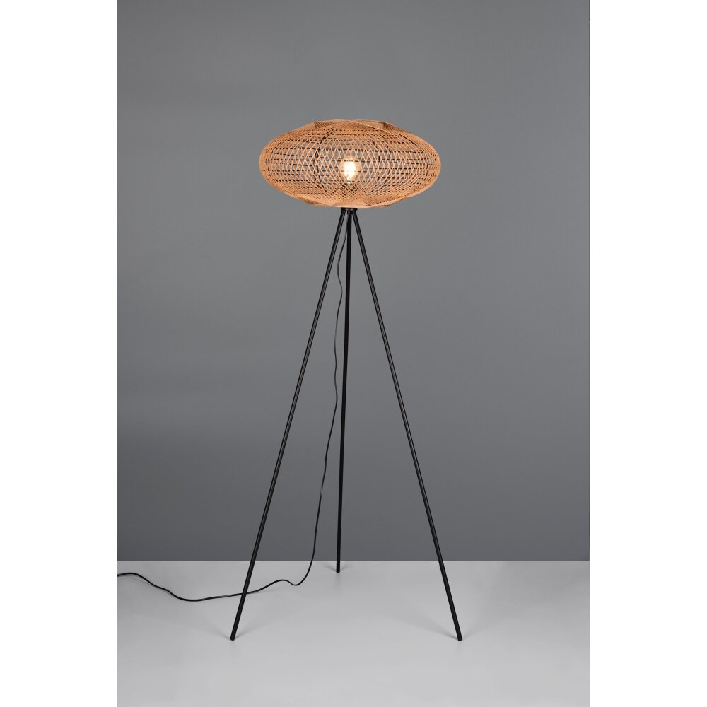 Trio Hedda Lámpara de Pie Negro, 1 luz main product photo