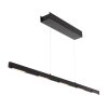 Steinhauer Bloc Lámpara Colgante LED Negro, 7 luces