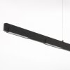 Steinhauer Bloc Lámpara Colgante LED Negro, 7 luces