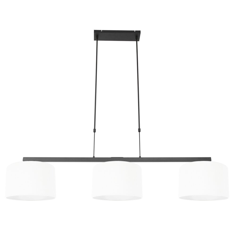 Steinhauer Stang Lámpara Colgante Negro, 3 luces main product photo