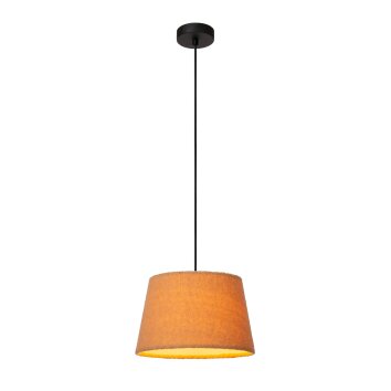 Lucide WOOLLY Lámpara Colgante Negro, 1 luz