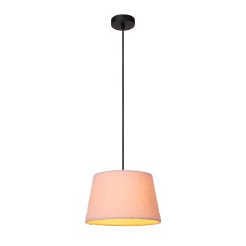 Lucide WOOLLY Lámpara Colgante Negro, 1 luz