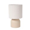 Lucide WOOLLY Lámpara de mesa Beige, 1 luz