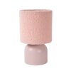 Lucide WOOLLY Lámpara de mesa Rosa, 1 luz