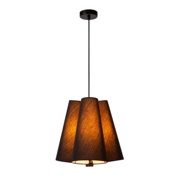 Lucide GREGORY Lámpara Colgante Negro, 3 luces