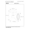 Lucide SENSAS Lámpara de Techo Negro, 1 luz