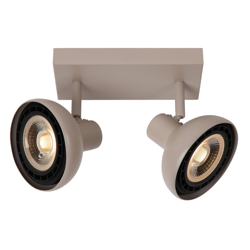 Lucide SENSAS Lámpara de Techo Beige, 2 luces main product photo