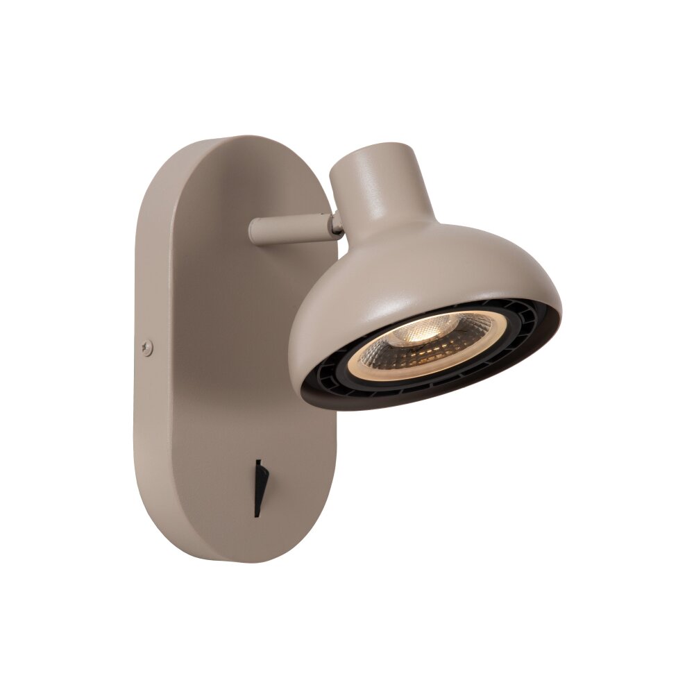 Lucide SENSAS Aplique Beige, 1 luz main product photo