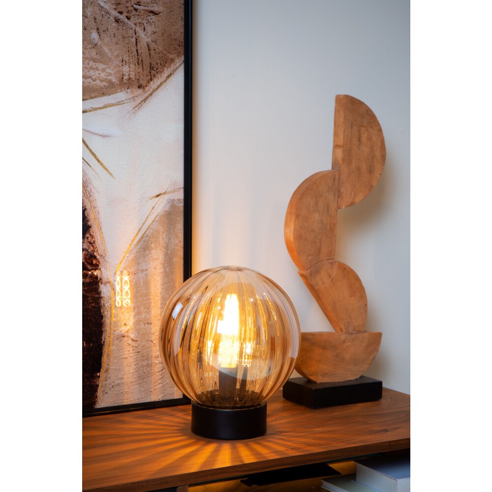 Lucide MONSARAZ Lámpara de mesa Negro, 1 luz main product photo