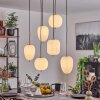 Verbania Lámpara Colgante Blanca, 6 luces