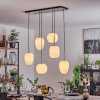 Verbania Lámpara Colgante Blanca, 6 luces