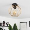 Miton Lámpara de Techo Negro, 1 luz