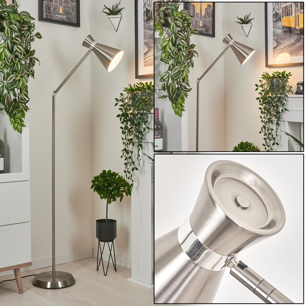 Vijes Lámpara de Pie Níquel-mate, 1 luz main product photo