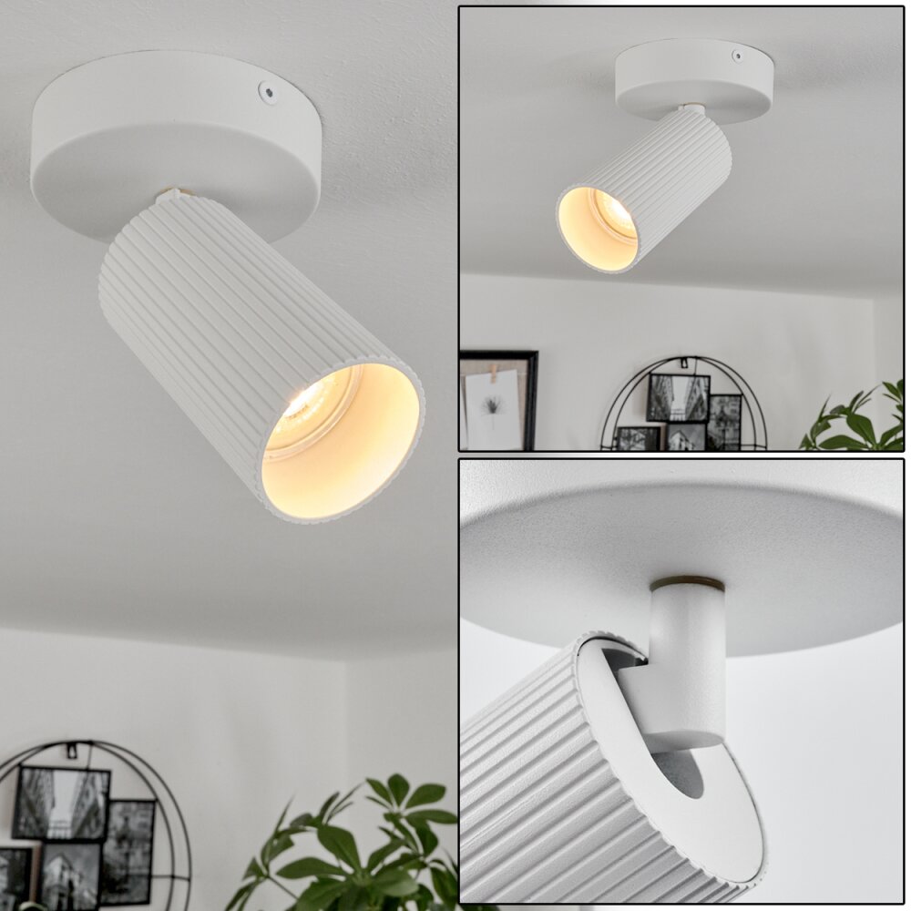Trutielle Lámpara de Techo Blanca, 1 luz main product photo
