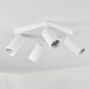 Trutielle Lámpara de Techo Blanca, 4 luces