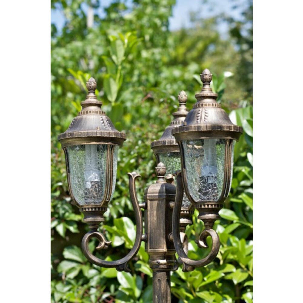 Orion Candelabro Negro-dorado, 3 luces main product photo