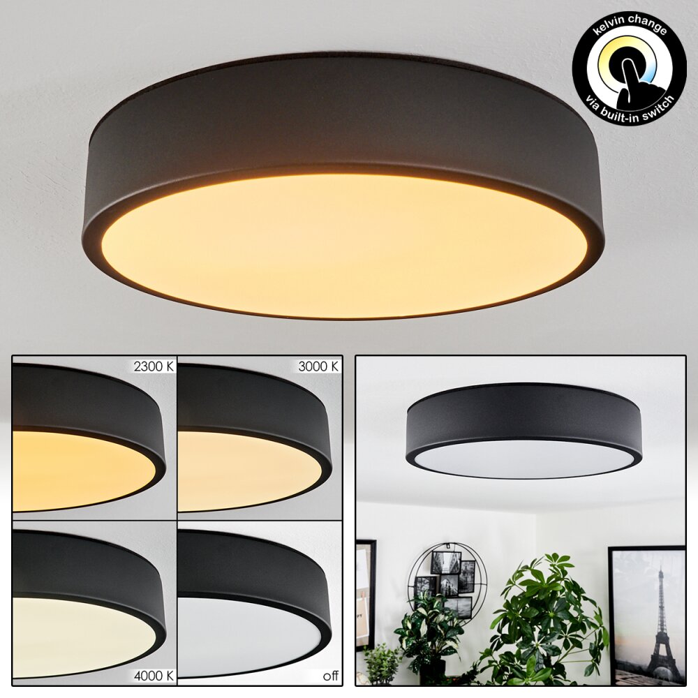 Maho Lámpara de Techo LED Negro, 1 luz main product photo