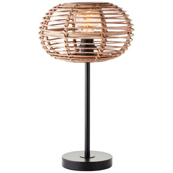 Brilliant Woodball Lámpara de mesa Negro, 1 luz