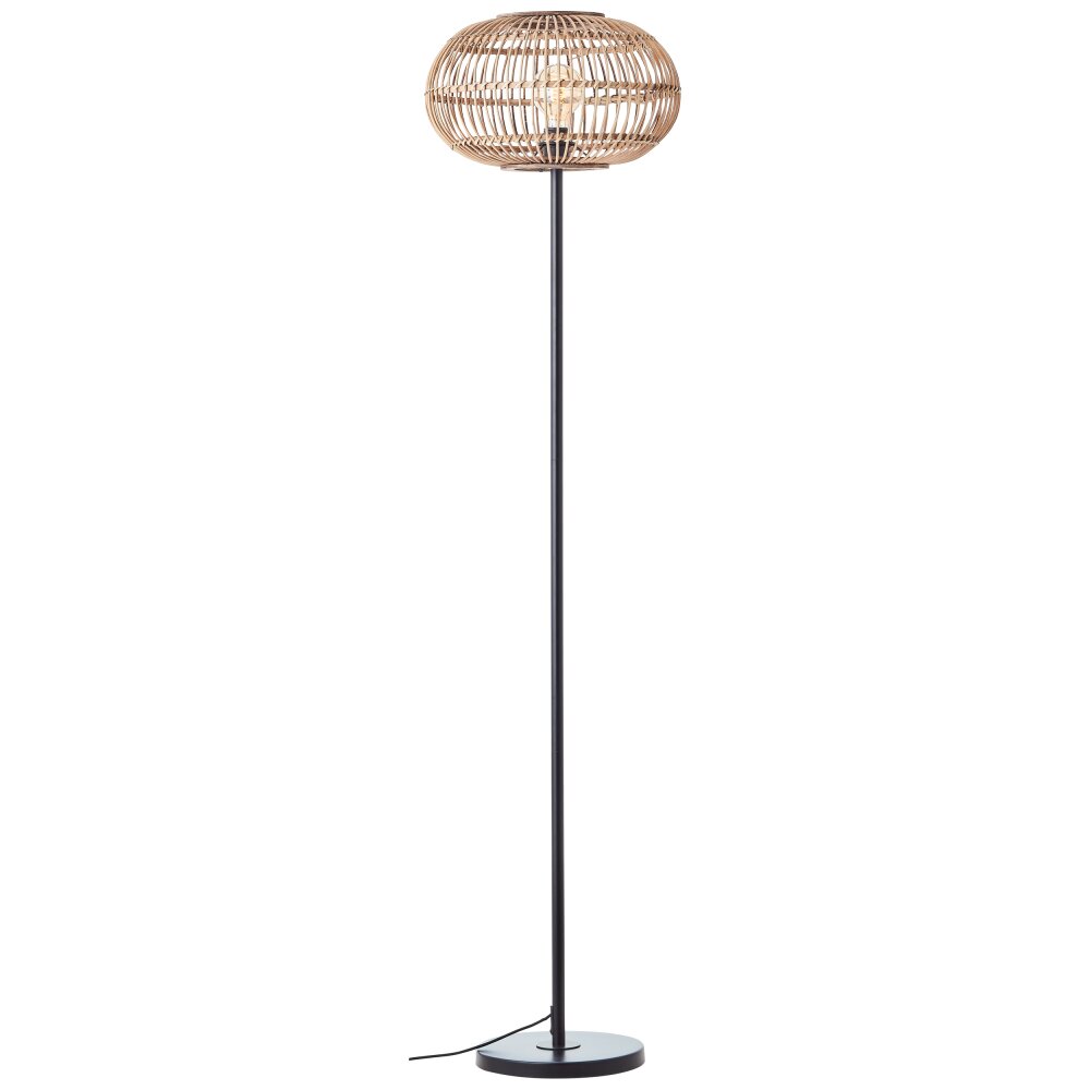 Brilliant Woodball Lámpara de Pie Negro, 1 luz main product photo