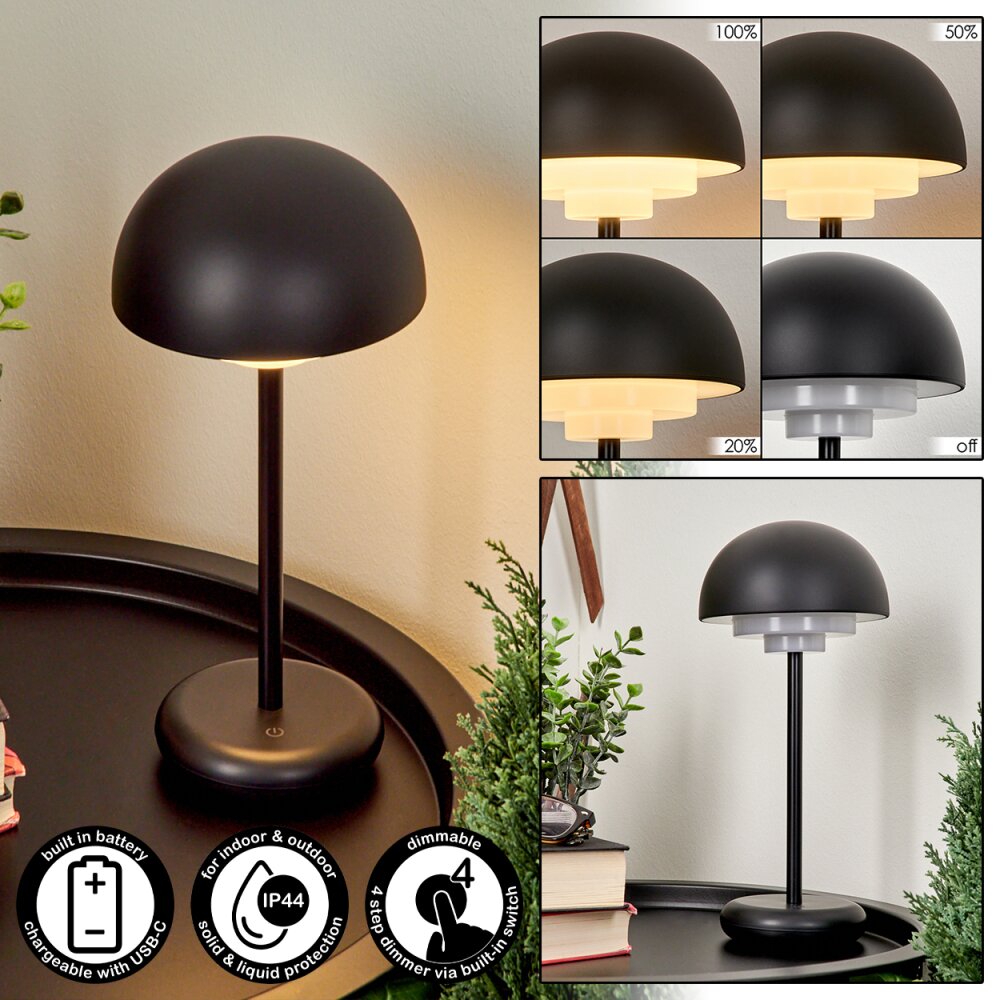 Bellange Lámpara de mesa LED Negro, 1 luz main product photo