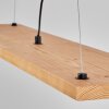 Adak Lámpara Colgante LED Negro, 1 luz
