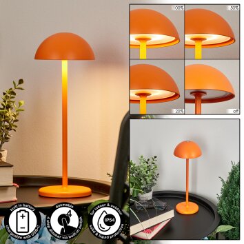 Pelaro Lámpara de mesa LED Naranja, 1 luz