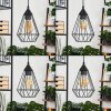 Kunir Lámpara Colgante Negro, 3 luces